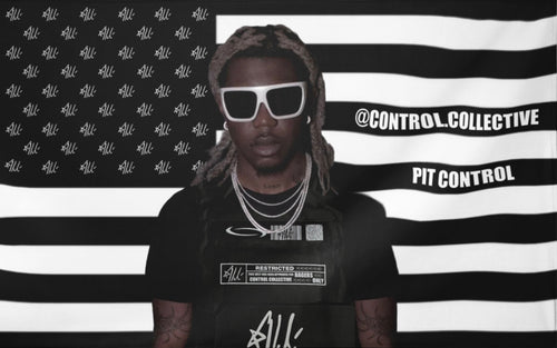 CC DESTROY LONELY PIT CONTROL “BLAK AMERIKA” FLAG
